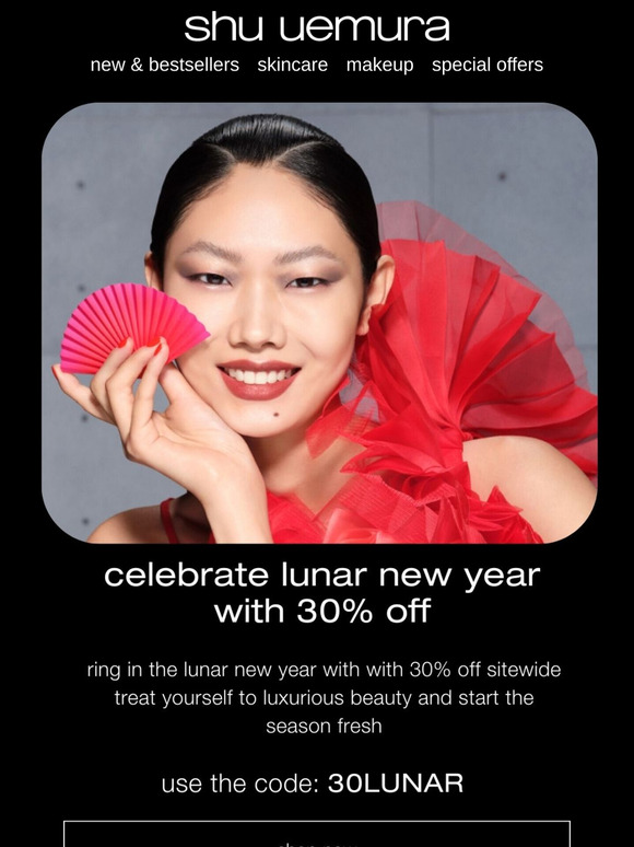 30% off for lunar new year 🌙