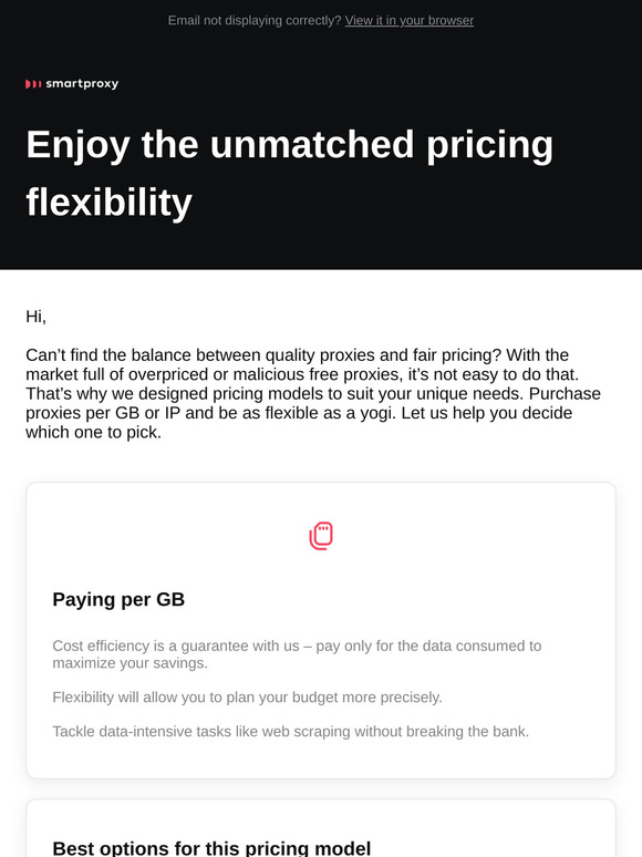 Best prices for diverse proxy needs