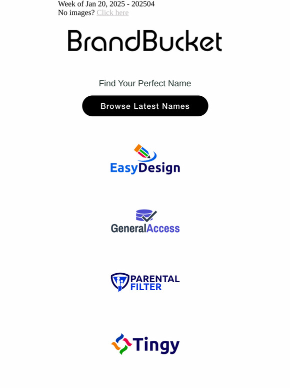 Your Weekly Digest of New Names