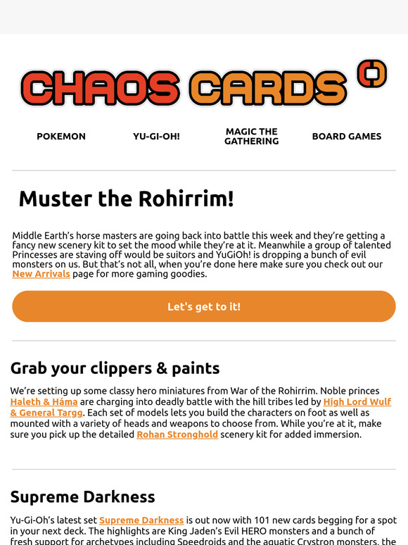 Muster the Rohirrim!