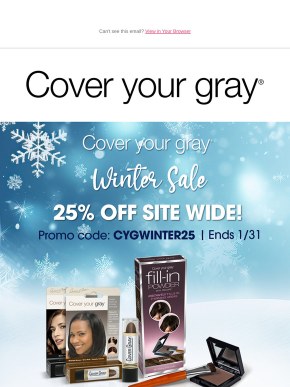 Last chance for 25% off site wide with our Winter Sale!