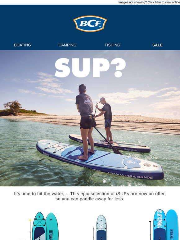 Epic offers on inflatable stand-up paddle boards.