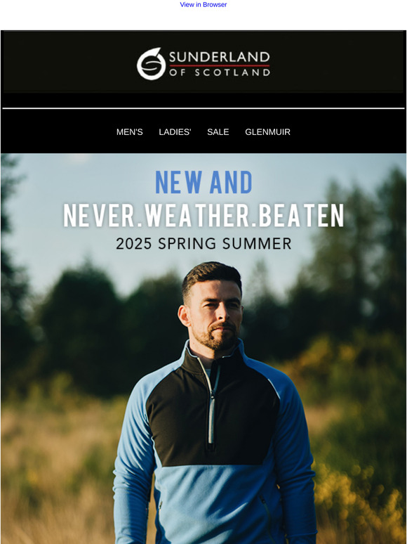 Conquer the course, rain or shine in the SS25 Collection