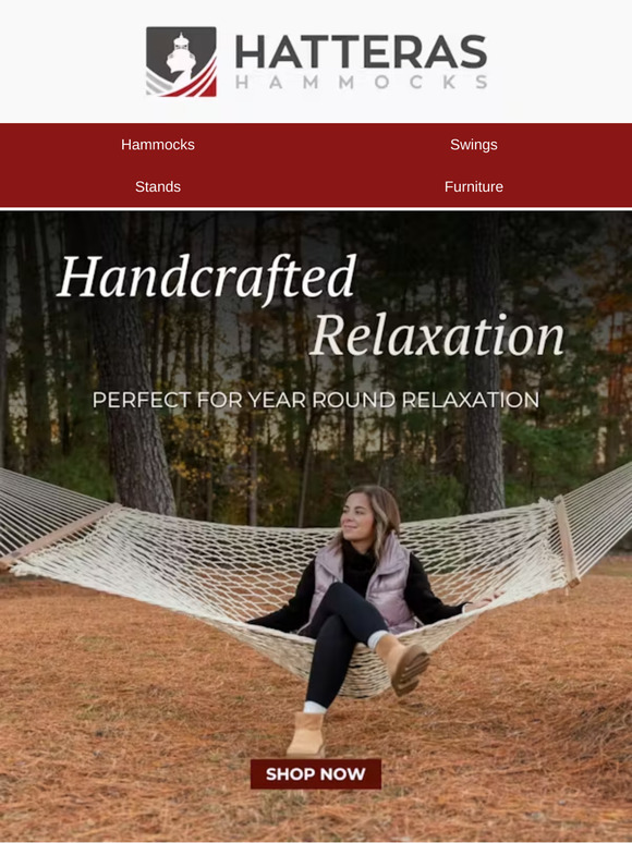 Experience Year Round Relaxation with Hatteras Hammocks 😴