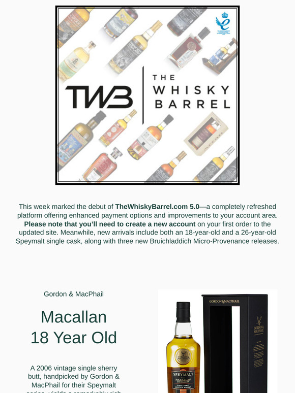 New single casks of Macallan & Bruichladdich ❤️