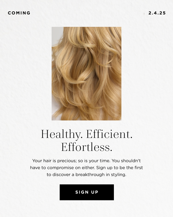 healthy. Efficient. Effortless. 