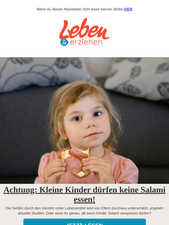 Warum Salami nichts für Kleinkinder ist