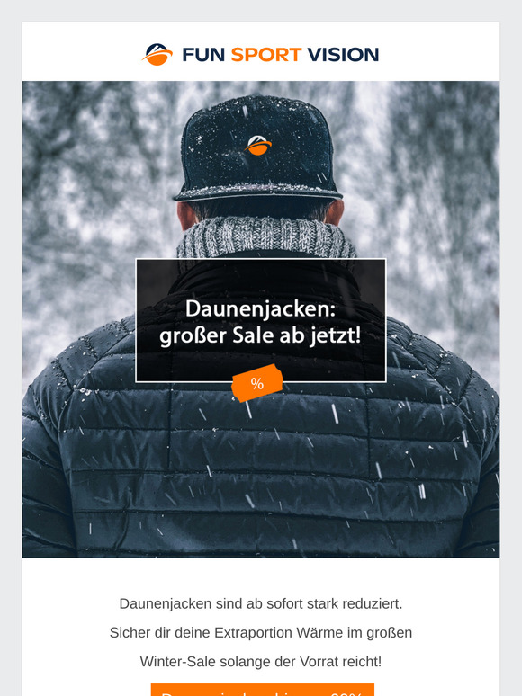 Daunenjacken: großer Sale ab jetzt!