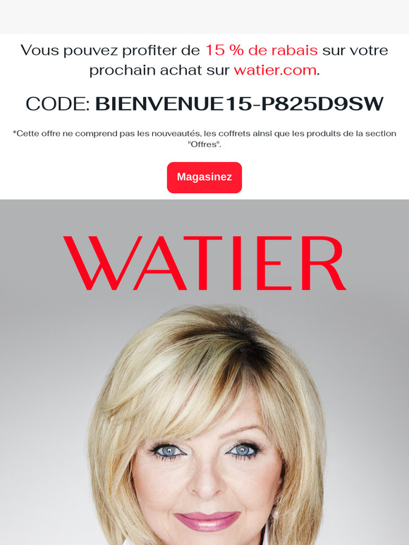 Ne manquez pas votre offre de bienvenue!