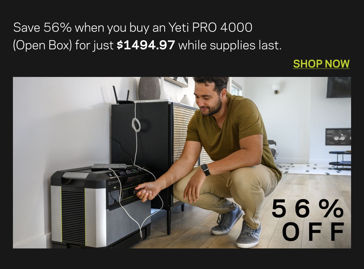 56% Off Yeti PRO 4000