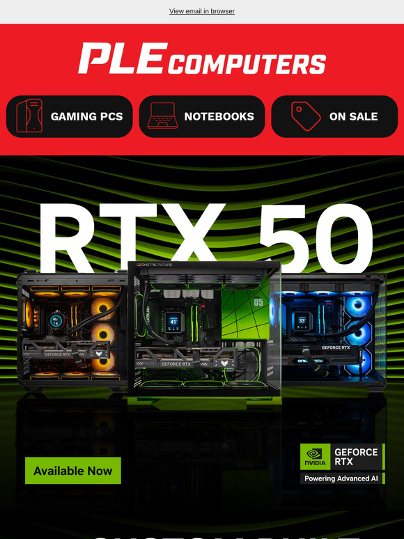 It's here.. RTX 50 Series Gaming PCs!