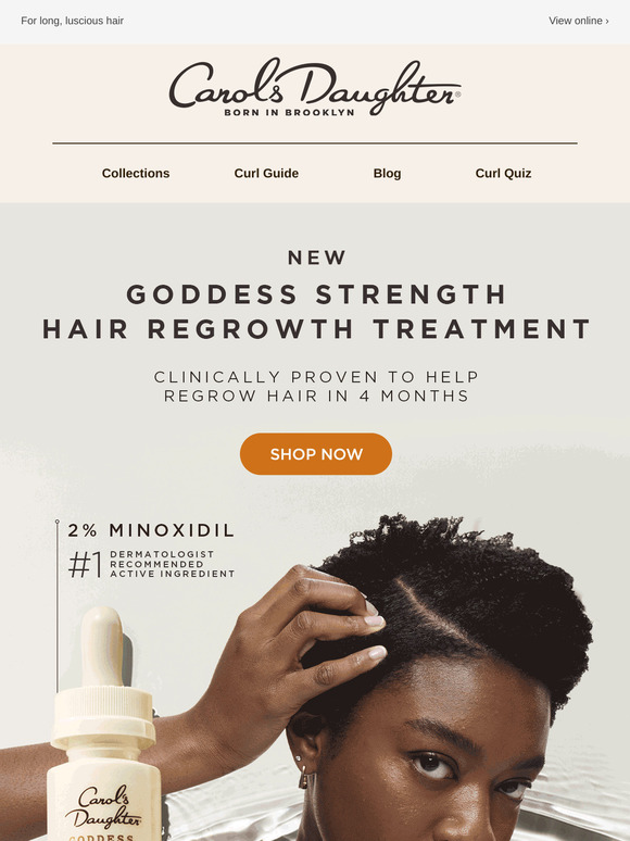 NEW from Goddess Strength: Hair Regrowth Treatment! 🤩