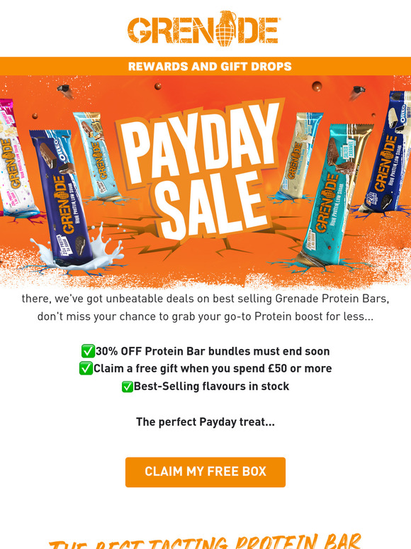 ⌛Best-Selling Protein Bars - Top Up This Payday⌛
