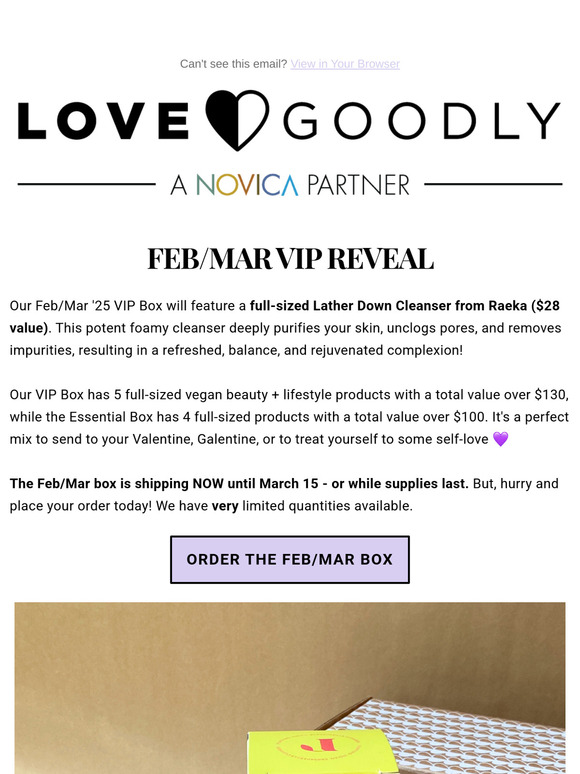 Click for our Feb/Mar '25 VIP reveal 🙌