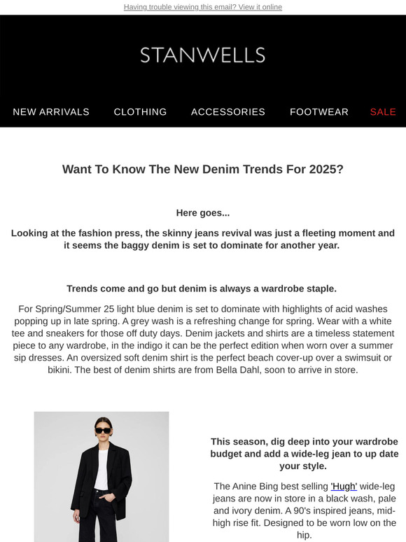 Want To Know The New Denim Trends For 2025?