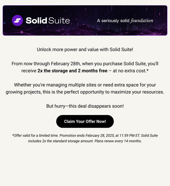 🚀  Double Your Storage + 2 Months Free – Limited Time!