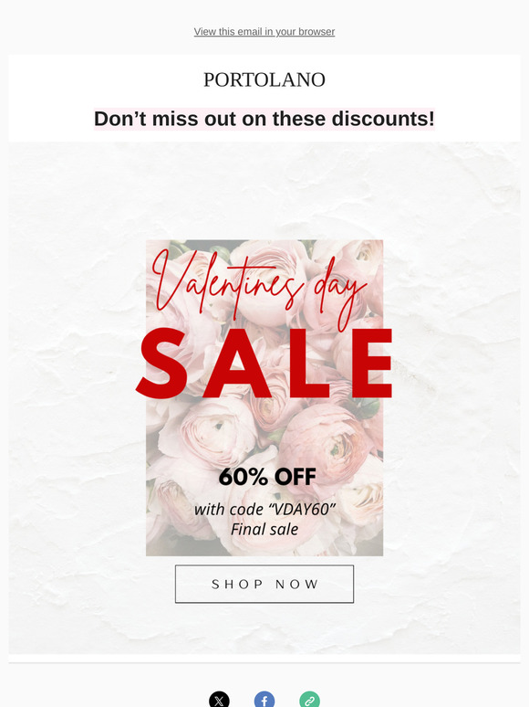 VDAY SALE-60% OFF