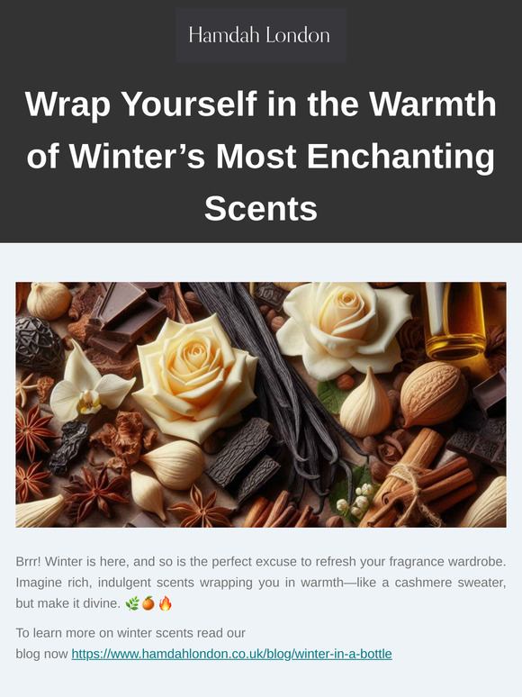 Winter in a Bottle: Cozy, Luxurious Scents Await! ❄️✨