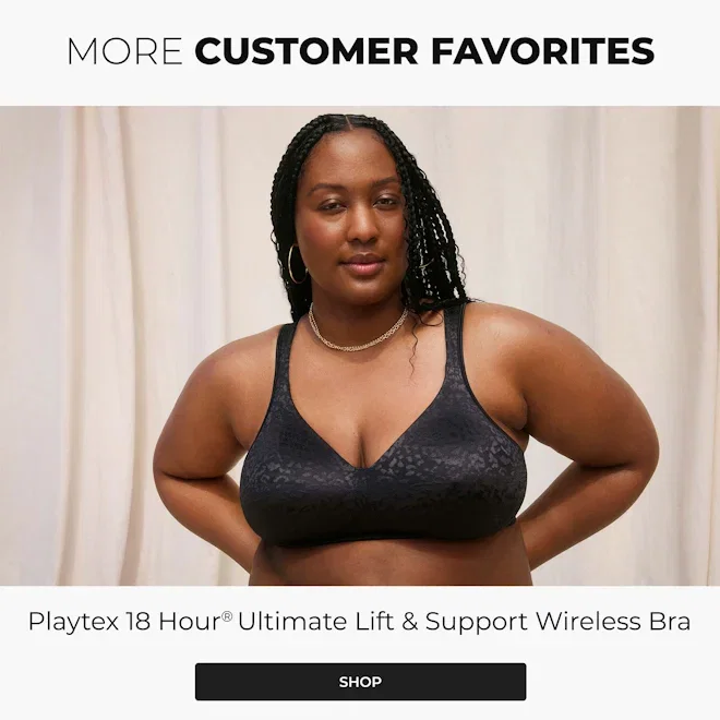 Playtex 18 Hour Ultimate Lift & Support Wireless Bra