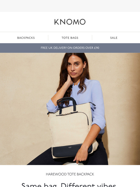 Crafted in canvas, yet so chic in check