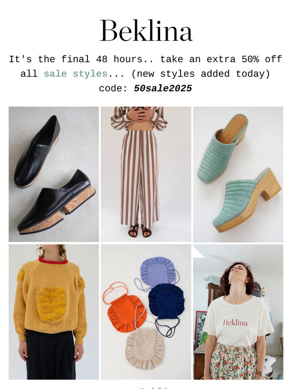 BEKLINA FINAL 48 HOURS / 50% OFF SALE 🥐 🥖 🥧