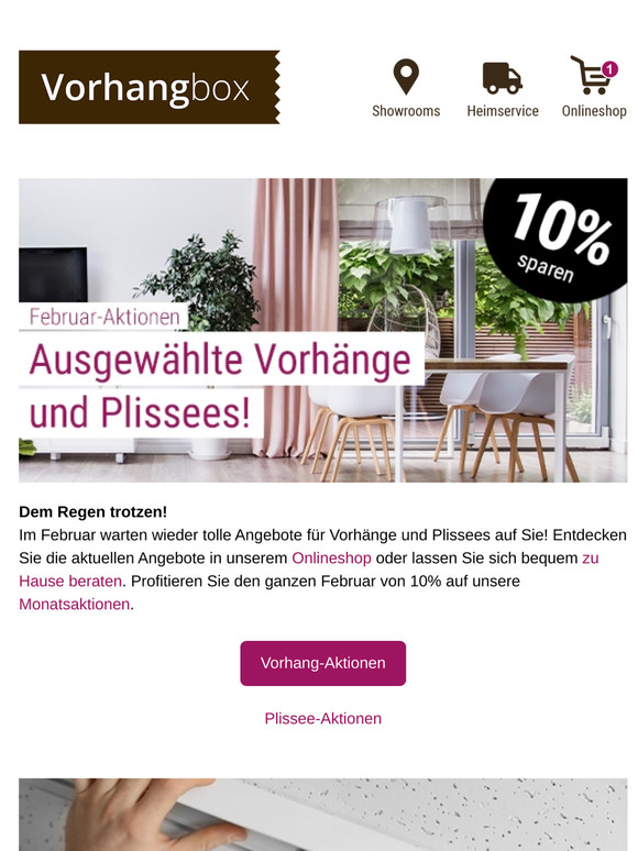 Bis zu 10% Rabatt - entdecken Sie unsere Angebote im Februar!