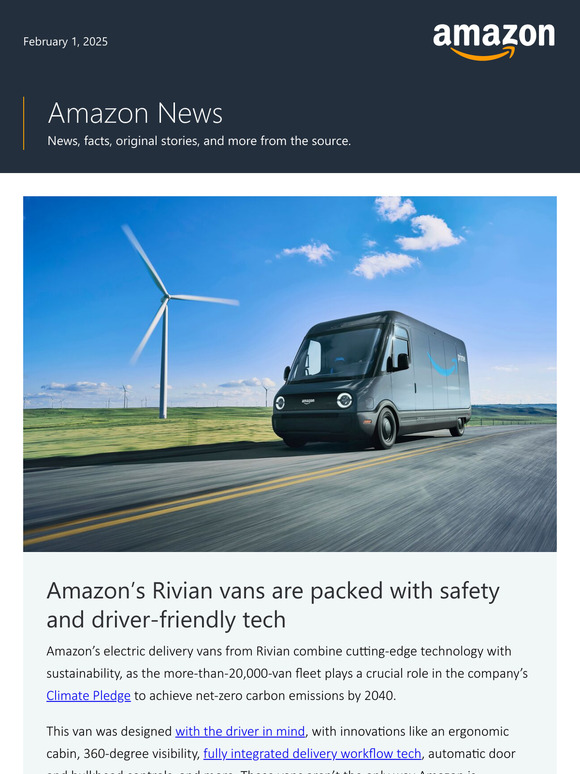 Everything you need to know about Amazon’s electric delivery vans from Rivian