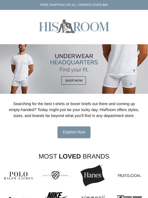 HisRoom: Find Your Fit: Boxers, Briefs & Beyond | Milled