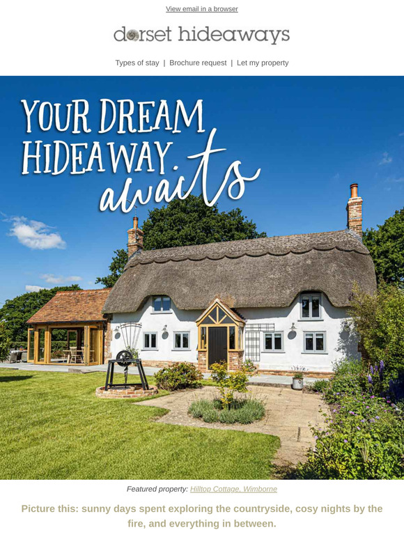 Dream hideaways for every season ✨