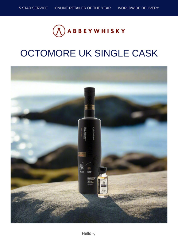 NEW: Octomore Single Cask!  🥃