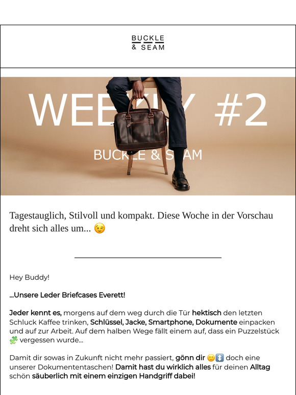 Weekly #1 – Buckle & Seam