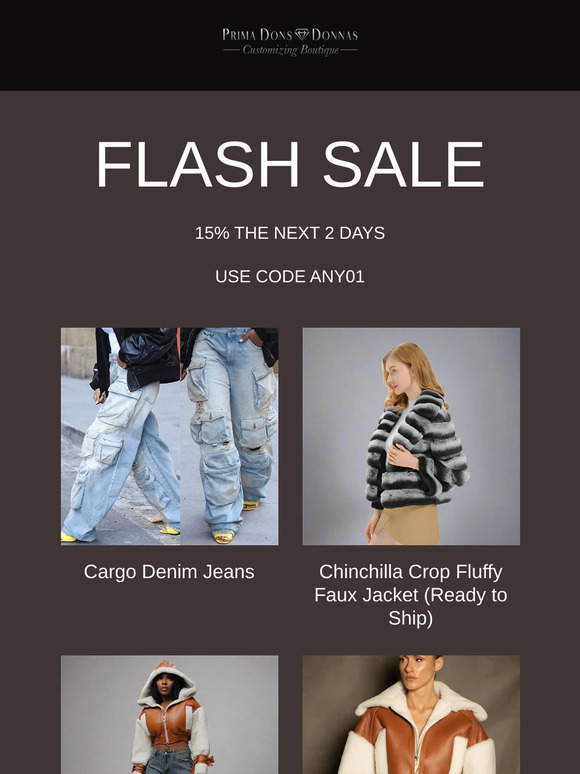 FLASH SALE. 2 DAYS ONLY!