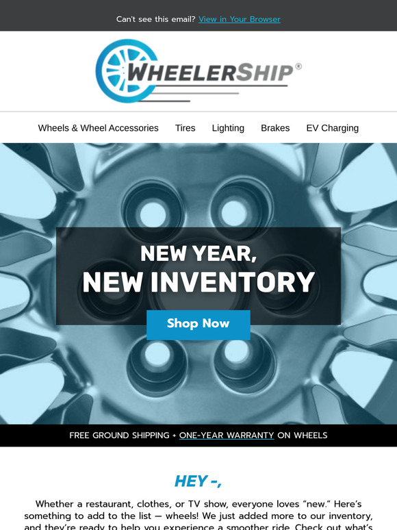 🚨 New Wheels Are Here 🚨