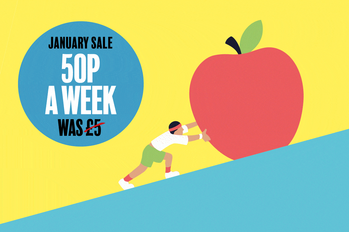 Just 50p a week. Image links to offer.
