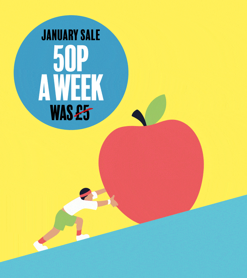 Just 50p a week. Image links to offer.
