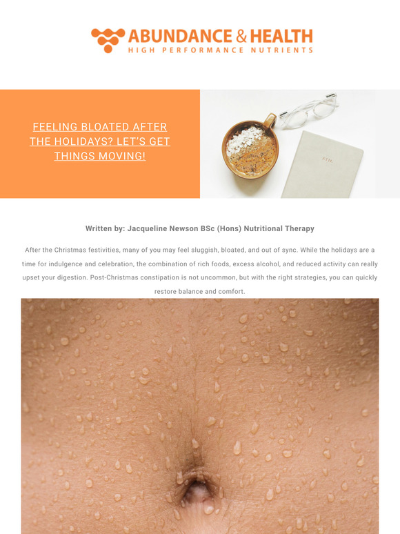 Feeling Bloated After the Holidays? Let’s Get Things Moving!...