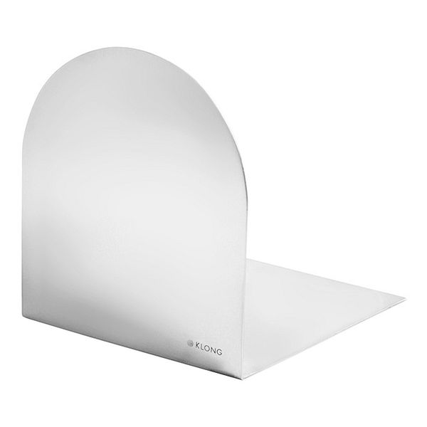 Totem bookend, stainless steel