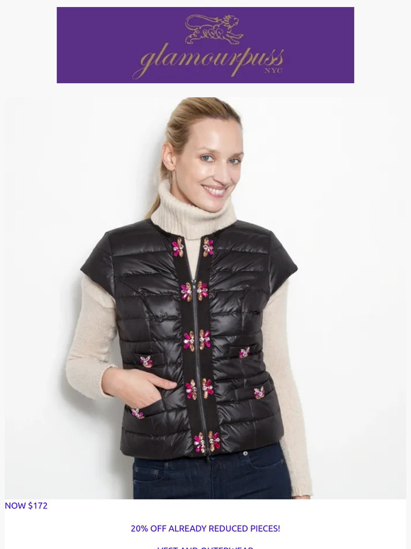 TAKE AN EXTRA 20% OFF VESTS & OUTERWEAR