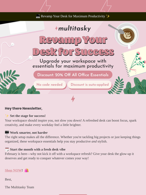 💻 A Workspace Glow-Up? ✨ Yes, Please!