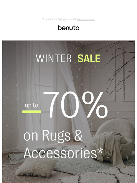 up to -70% in the Winter Sale ❄️