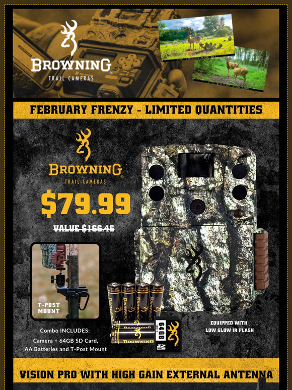 February Frenzy with Browning Trail Cameras!
