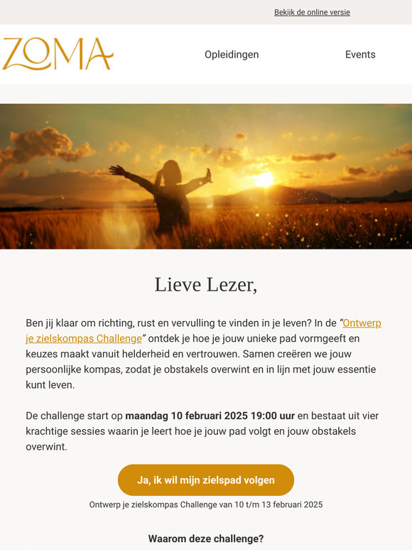 Ben jij klaar om de kracht van jouw ziel te ontdekken en in vertrouwen te leven?