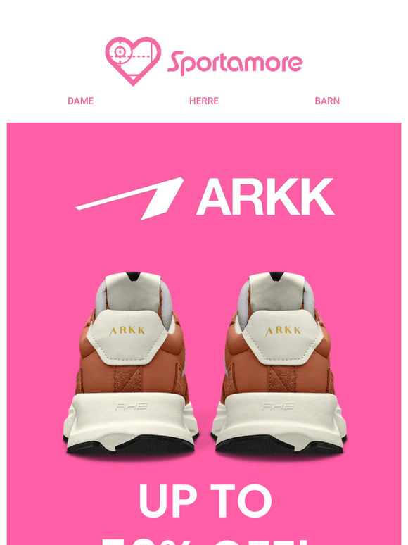 Opptil 50 % rabatt ARKK Copenhagen – kun tidsbegrenset! 👟🔥