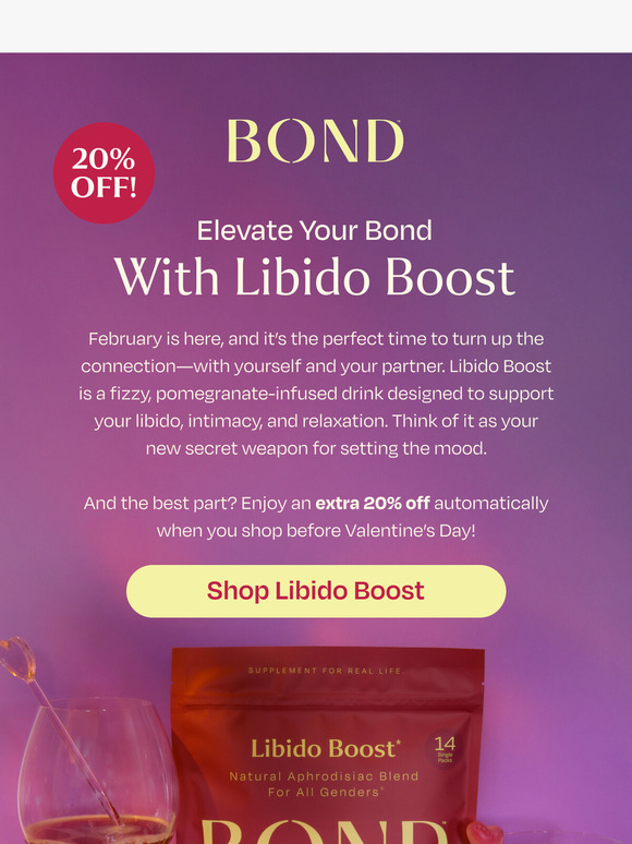 Enhance V-Day with 20% off your new secret weapon