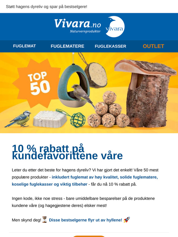 🎉 10 % rabatt på kundefavorittene våre