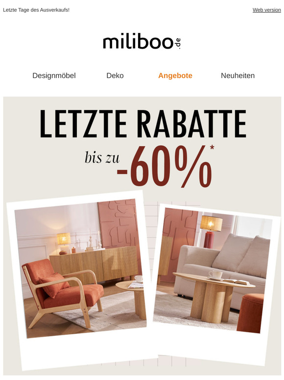 Letzte Tage des Ausverkaufs!