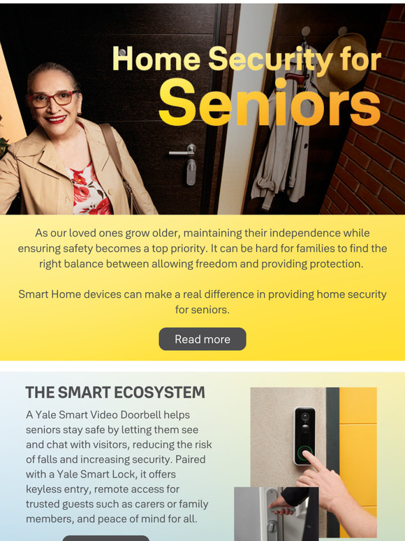Simple home security for seniors 🏠