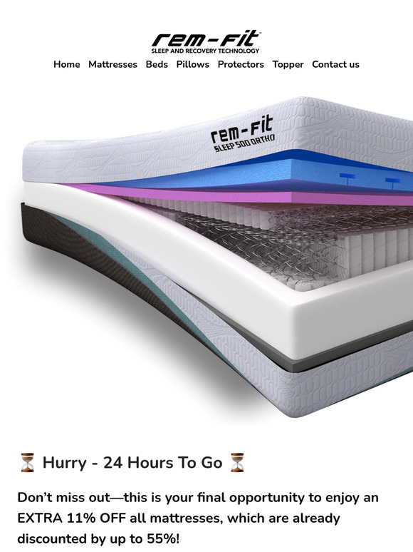 ⏰ 24hr Notice! EXTRA 11% Off + Up To 55% Off Hybrid Mattresses!