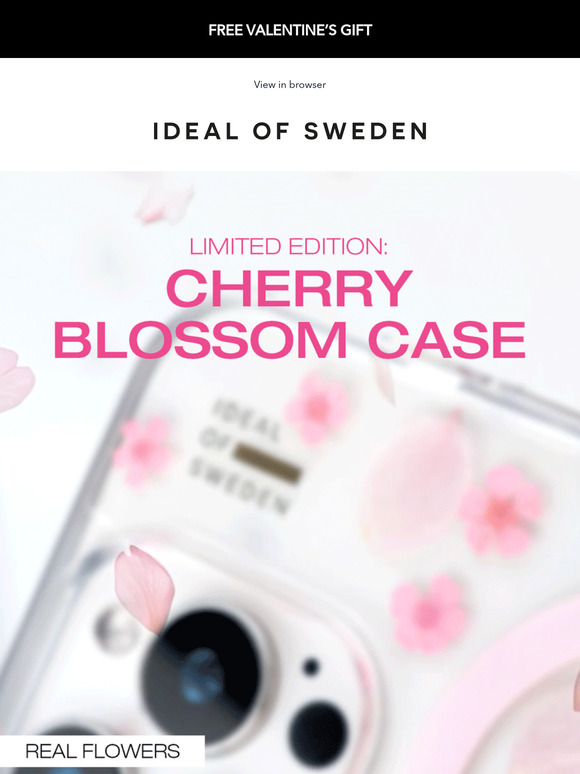 iDeal of Sweden Cherry Blossom クリア 桜 Magsafe 関税送料込 iDeal Of Sweden: Limited edition: Cherry Blossom Case | Milled