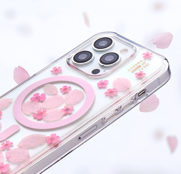 iDeal of Sweden Cherry Blossom クリア 桜 Magsafe 関税送料込 iDeal Of Sweden: Limited edition: Cherry Blossom Case | Milled